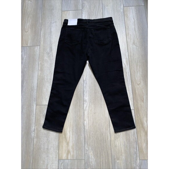 NWT Loft High Rise Skinny Jeans in Black Petite 14 - Picture 5 of 6